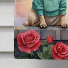 Load image into Gallery viewer, Pug Two Hearts House Flag