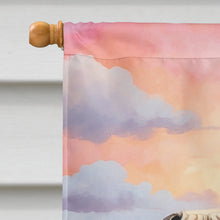 Load image into Gallery viewer, Pug Two Hearts House Flag
