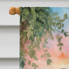Load image into Gallery viewer, Saluki Two Hearts House Flag