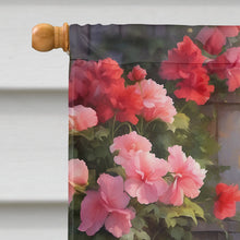 Load image into Gallery viewer, Samoyed Two Hearts House Flag
