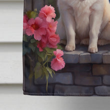 Load image into Gallery viewer, Samoyed Two Hearts House Flag