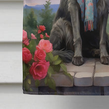 Load image into Gallery viewer, Scottish Deerhound Two Hearts House Flag