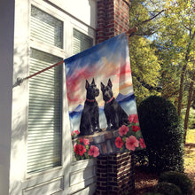Load image into Gallery viewer, Scottish Terrier Two Hearts House Flag