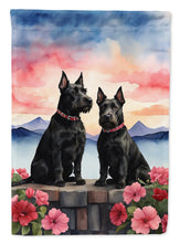 Load image into Gallery viewer, Scottish Terrier Two Hearts House Flag