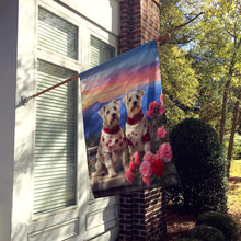 Load image into Gallery viewer, Sealyham Terrier Two Hearts House Flag