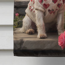 Load image into Gallery viewer, Sealyham Terrier Two Hearts House Flag