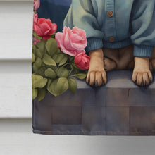 Load image into Gallery viewer, Shar Pei Two Hearts House Flag