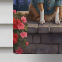 Load image into Gallery viewer, Sheltie Two Hearts House Flag