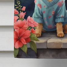 Load image into Gallery viewer, Silky Terrier Two Hearts House Flag