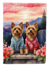 Load image into Gallery viewer, Silky Terrier Two Hearts House Flag