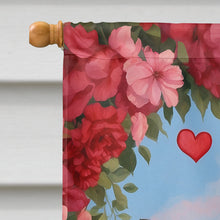 Load image into Gallery viewer, Skye Terrier Two Hearts House Flag
