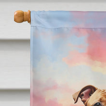 Load image into Gallery viewer, Staffordshire Bull Terrier Two Hearts House Flag