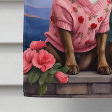 Load image into Gallery viewer, Staffordshire Bull Terrier Two Hearts House Flag