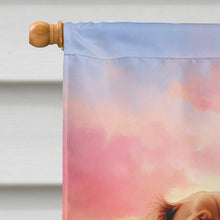 Load image into Gallery viewer, Sussex Spaniel Two Hearts House Flag