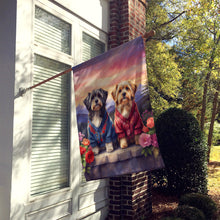 Load image into Gallery viewer, Tibetan Terrier Two Hearts House Flag