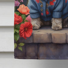 Load image into Gallery viewer, Tibetan Terrier Two Hearts House Flag