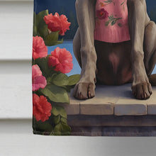 Load image into Gallery viewer, Weimaraner Two Hearts House Flag
