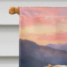 Load image into Gallery viewer, Welsh Springer Spaniel Two Hearts House Flag