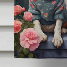 Load image into Gallery viewer, Welsh Springer Spaniel Two Hearts House Flag
