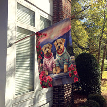 Load image into Gallery viewer, Wheaten Terrier Two Hearts House Flag