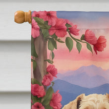 Load image into Gallery viewer, Wheaten Terrier Two Hearts House Flag