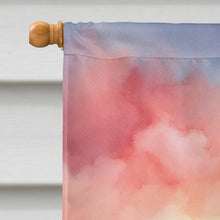 Load image into Gallery viewer, Whippet Two Hearts House Flag