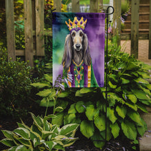 Load image into Gallery viewer, Afghan Hound King of Mardi Gras Garden Flag - Vibrant Dog-Themed Yard Decor by Caroline's Treasures
