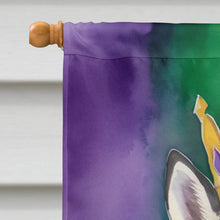 Load image into Gallery viewer, Alaskan Malamute King of Mardi Gras House Flag