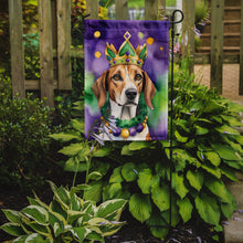Load image into Gallery viewer, American Foxhound King of Mardi Gras Garden Flag - Vibrant Dog-Themed Yard Decor by Caroline's Treasures