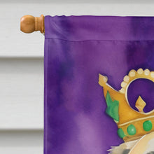 Load image into Gallery viewer, Anatolian Shepherd Dog King of Mardi Gras House Flag