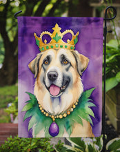 Load image into Gallery viewer, Anatolian Shepherd Dog King of Mardi Gras Garden Flag - Vibrant Dog-Themed Yard Decor by Caroline's Treasures