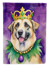 Load image into Gallery viewer, Anatolian Shepherd Dog King of Mardi Gras Garden Flag - Vibrant Dog-Themed Yard Decor by Caroline's Treasures
