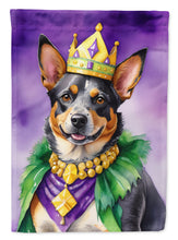Load image into Gallery viewer, Australian Cattle Dog King of Mardi Gras House Flag