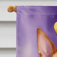 Load image into Gallery viewer, Basenji King of Mardi Gras House Flag