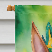 Load image into Gallery viewer, Basenji King of Mardi Gras House Flag