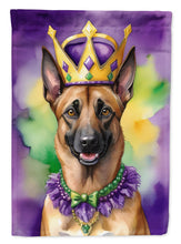Load image into Gallery viewer, Belgian Malinois King of Mardi Gras House Flag