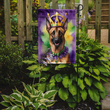 Load image into Gallery viewer, Belgian Malinois King of Mardi Gras Garden Flag - Vibrant Dog-Themed Yard Decor by Caroline's Treasures