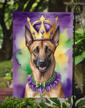 Load image into Gallery viewer, Belgian Malinois King of Mardi Gras Garden Flag - Vibrant Dog-Themed Yard Decor by Caroline's Treasures