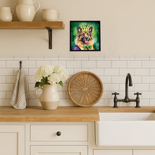 Load image into Gallery viewer, Belgian Tervuren King of Mardi Gras Framed Metal Print