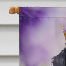 Load image into Gallery viewer, Bernese Mountain Dog King of Mardi Gras House Flag