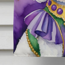 Load image into Gallery viewer, Bichon Frise King of Mardi Gras House Flag