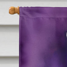 Load image into Gallery viewer, Bloodhound King of Mardi Gras House Flag
