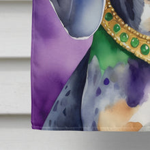 Load image into Gallery viewer, Bluetick Coonhound King of Mardi Gras House Flag