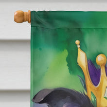Load image into Gallery viewer, Border Collie King of Mardi Gras House Flag
