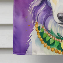 Load image into Gallery viewer, Borzoi King of Mardi Gras House Flag