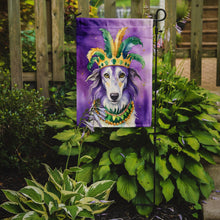 Load image into Gallery viewer, Borzoi King of Mardi Gras Garden Flag - Vibrant Dog-Themed Yard Decor by Caroline's Treasures