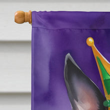 Load image into Gallery viewer, Boston Terrier King of Mardi Gras House Flag