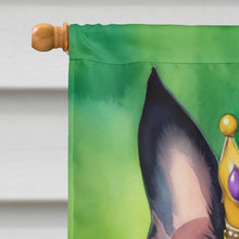 Load image into Gallery viewer, Boston Terrier King of Mardi Gras House Flag