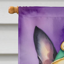 Load image into Gallery viewer, Boston Terrier King of Mardi Gras House Flag