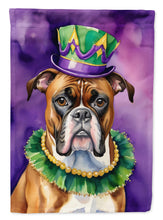 Load image into Gallery viewer, Boxer King of Mardi Gras House Flag